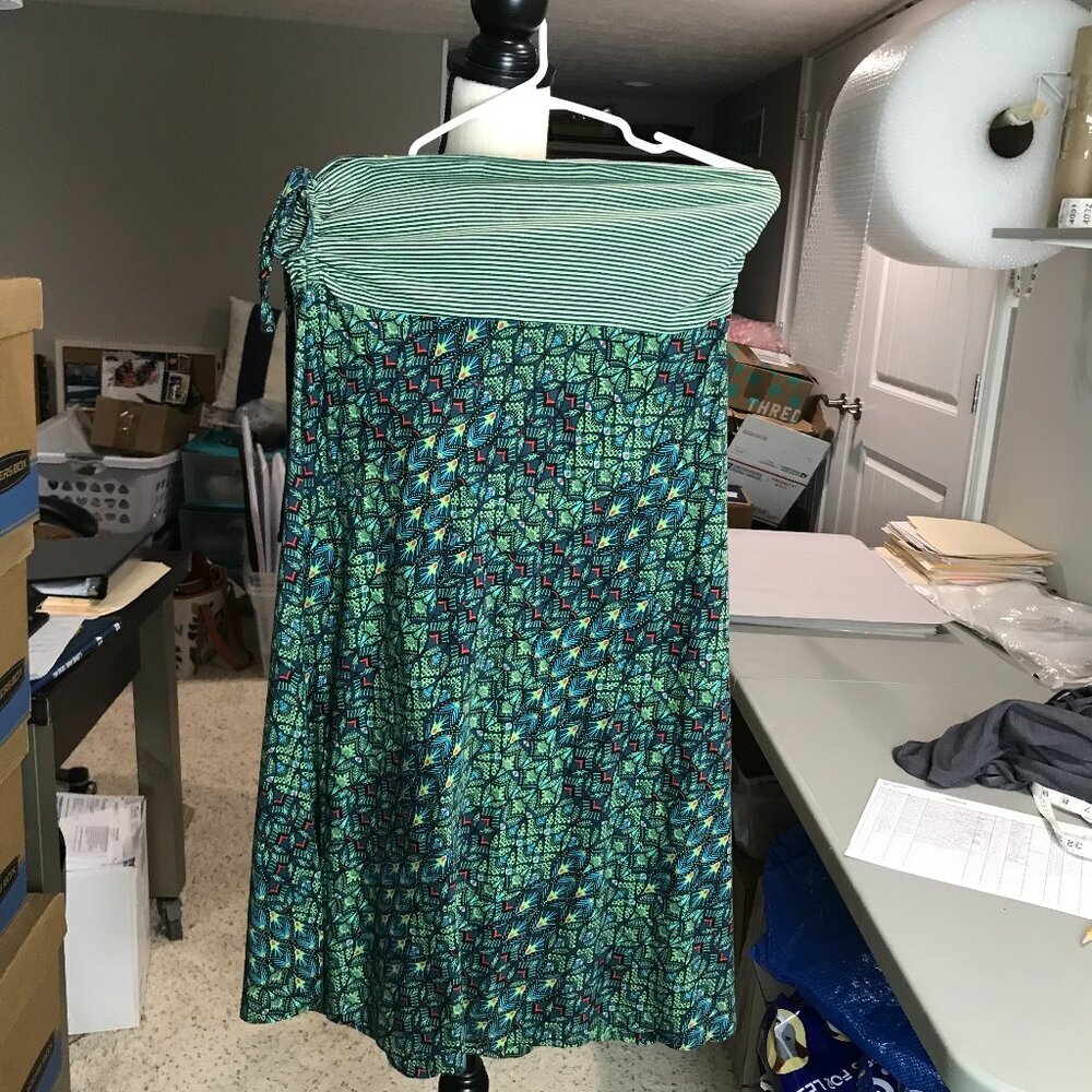 Women's Strapless Patagonia Colorful Dress Size M